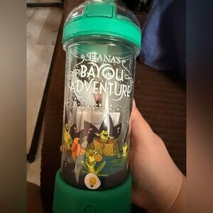 Tiana's Bayou Adventure Green light up Travel Cup
